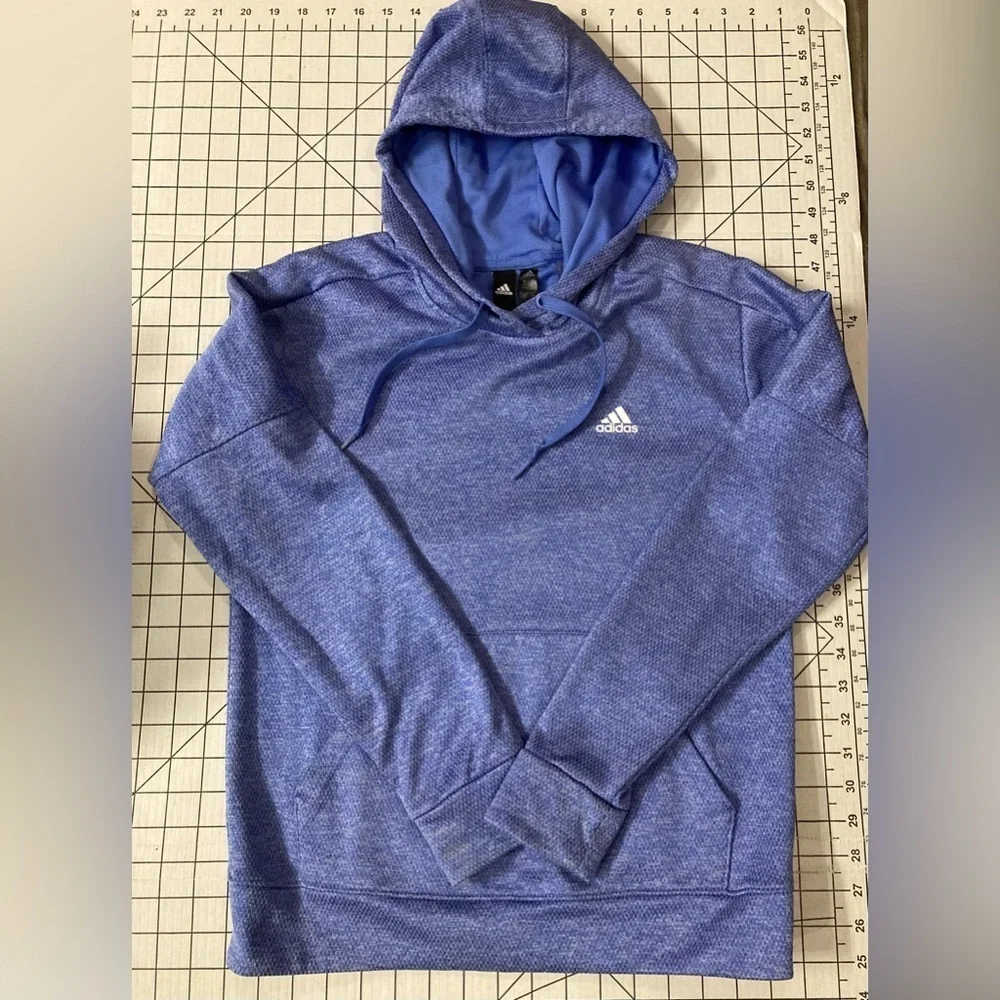 Adidas Women’s Size Small Blue-Purple‎ Hoodie Sweatshirt